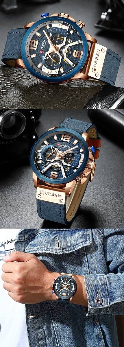 CURREN Luxury Chronograph Wrist Watch for Men - Premium Watches from Dressmycell.com - Just $43.00! Shop now at Dressmycell.com CURREN Luxury Chronograph Wrist Watch for Men - Premium Watches from Dressmycell.com - Just $43.00! Shop now at Dressmycell.com
